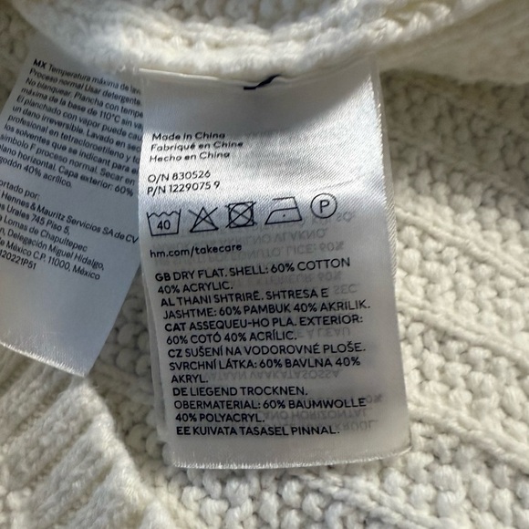 H&M Cream Knit Cardigan - Picture 9 of 12